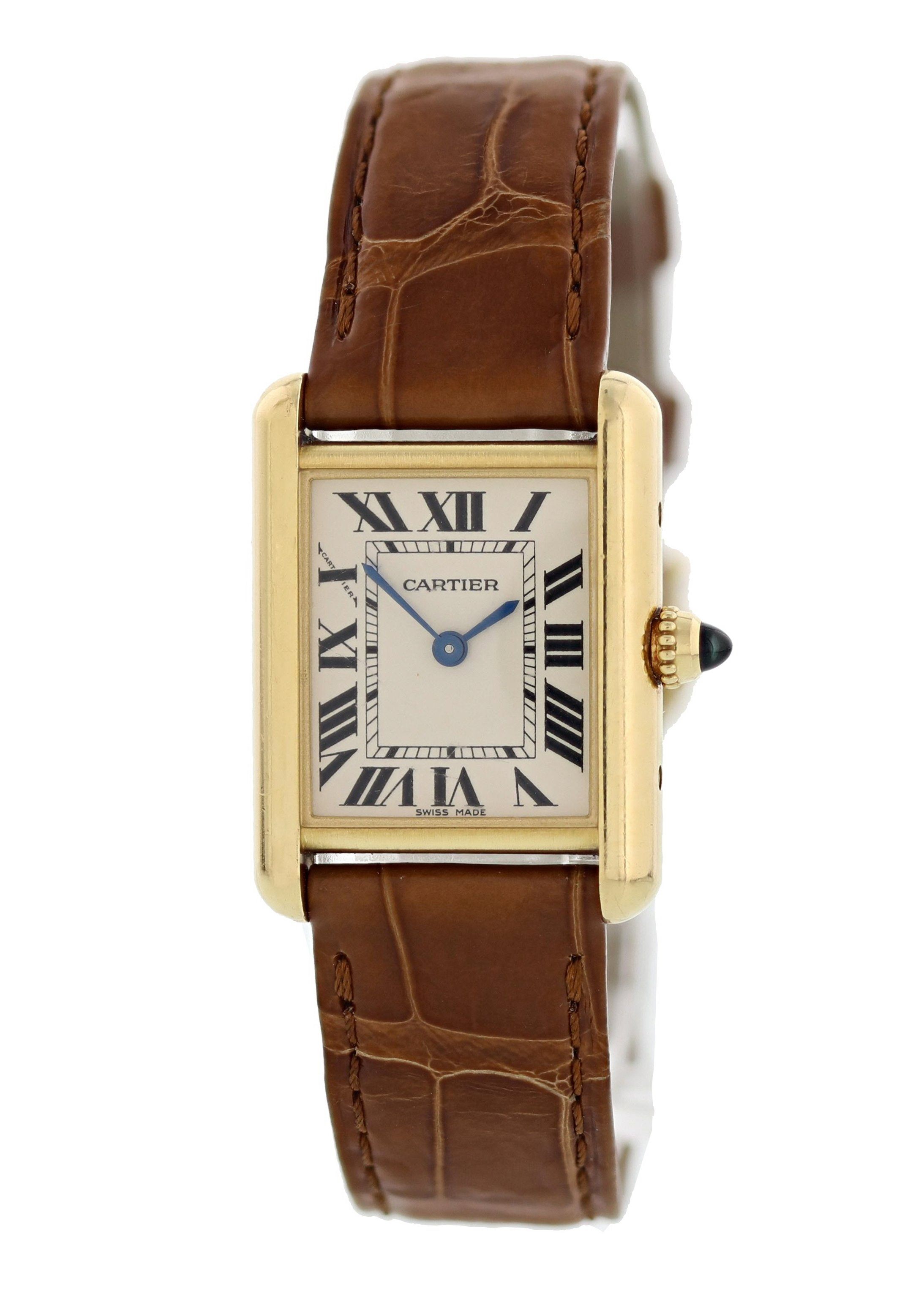 Cartier Tank Louis 22mm 18K Yellow Gold Women's Watch