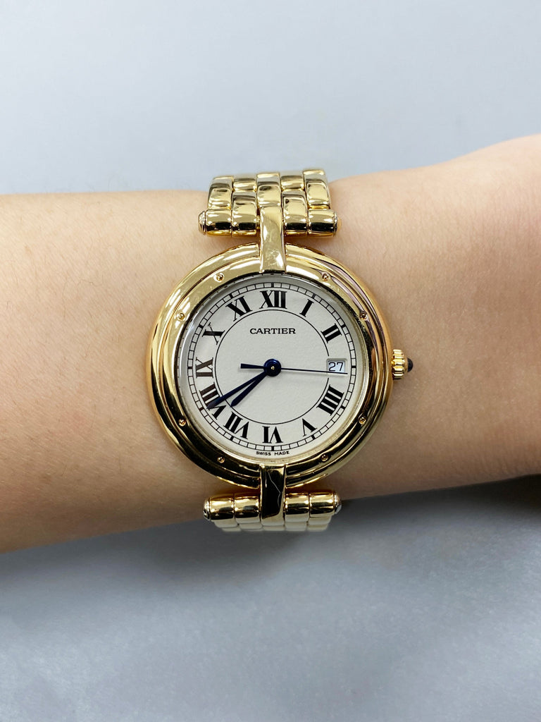 Cartier Vendome 18K Yellow Gold Ladies Watch