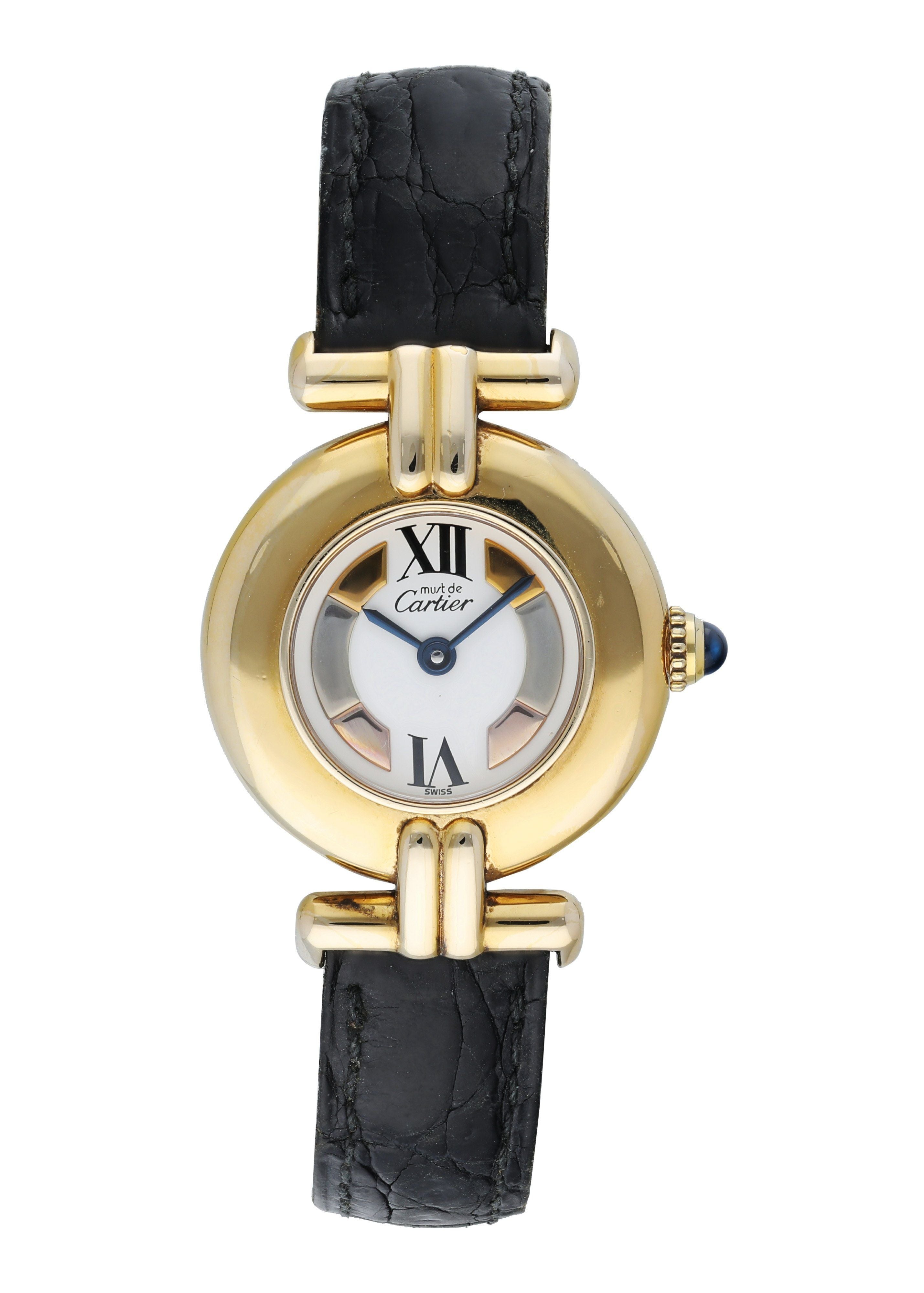 Cartier Vermeil Must de Cartier 590002 Ladies Watch