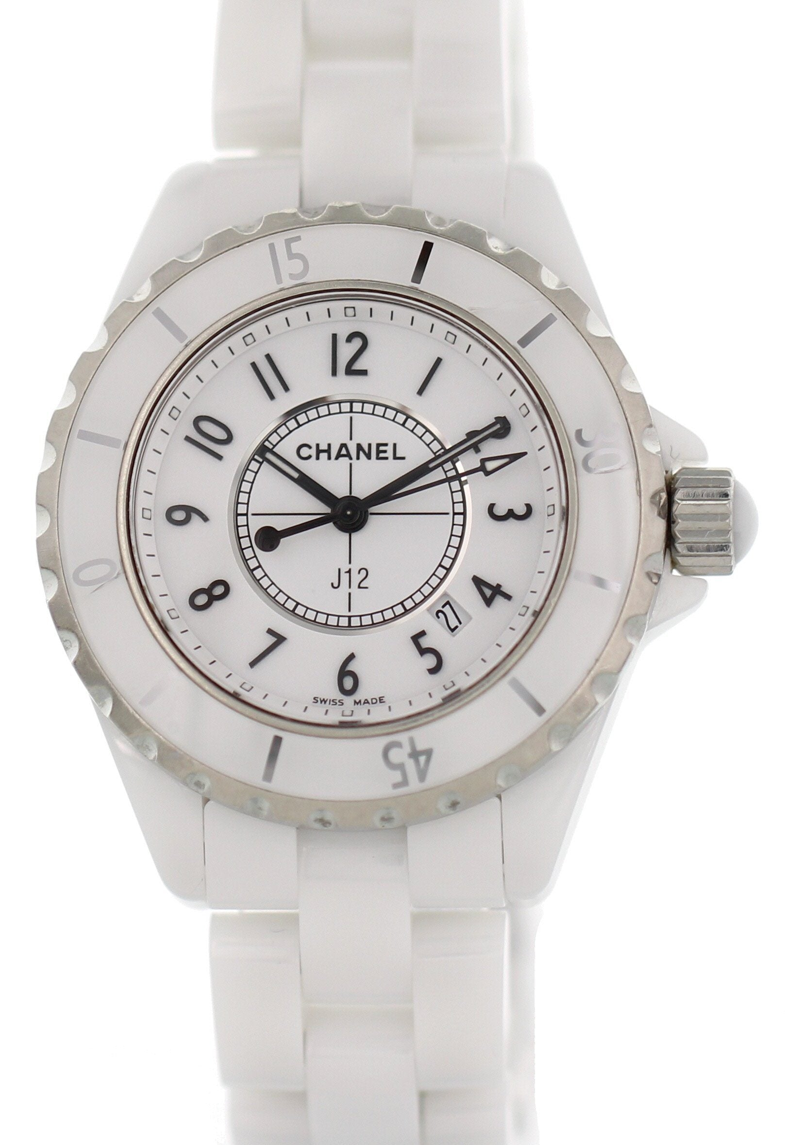 Đồng hồ nữ Chanel J12 White Ceramic H2570