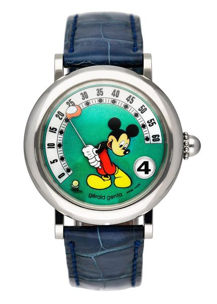 G rald Genta Retro Fantasy G.3632 Micky Mouse Golfing Dial Mens