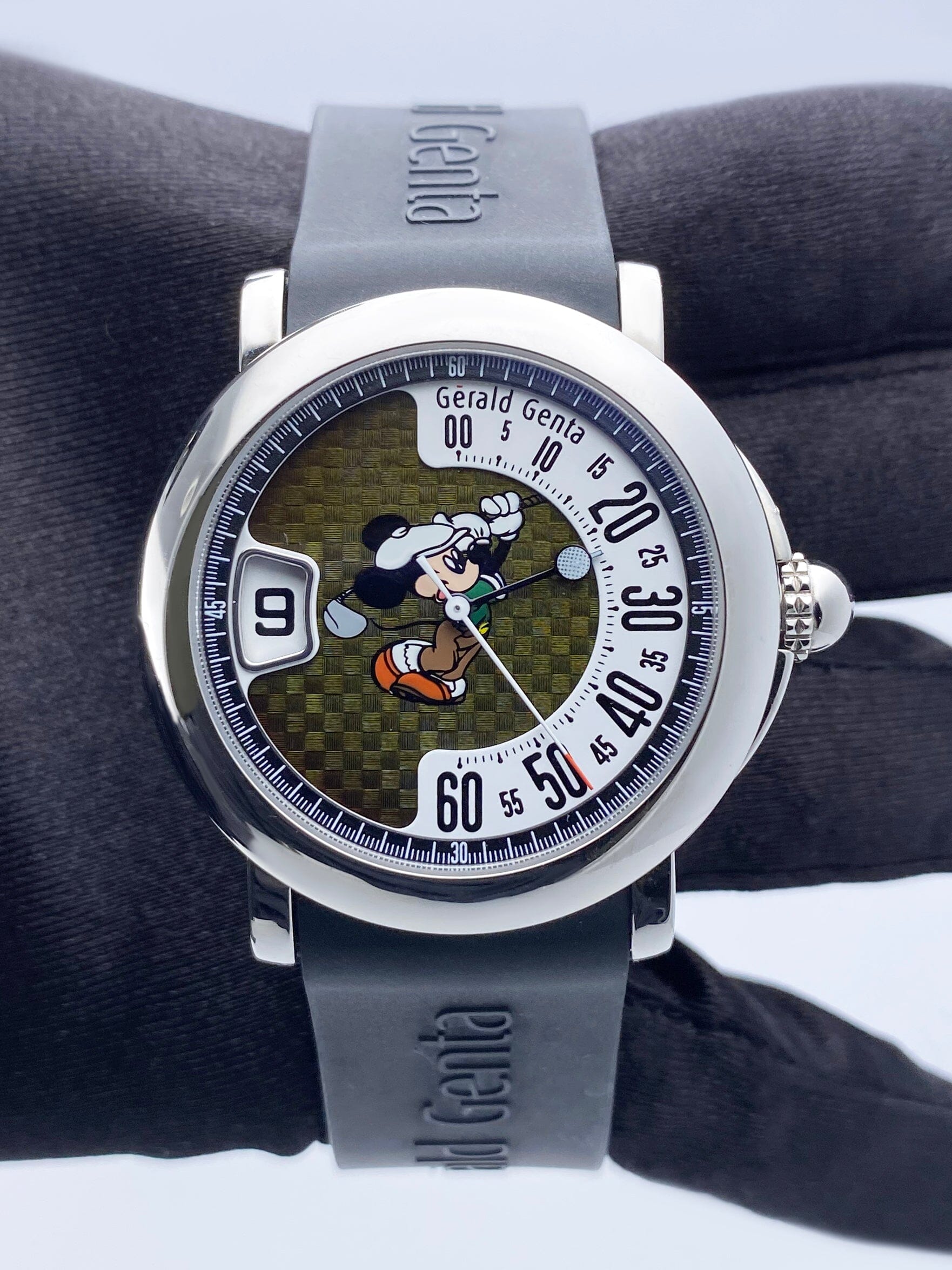 Gerald Genta Retro Fantasy RSF.L.10 Micky Mouse Golfing Dial Mens Watc