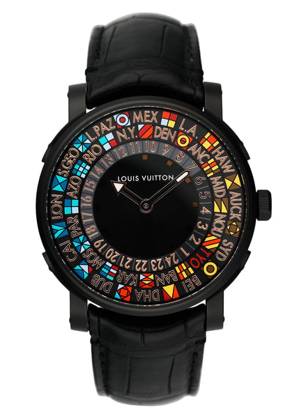 Louis Vuitton Escale Time Zone Ice & Fire Automatic Multicolor Analog Men  Watch 