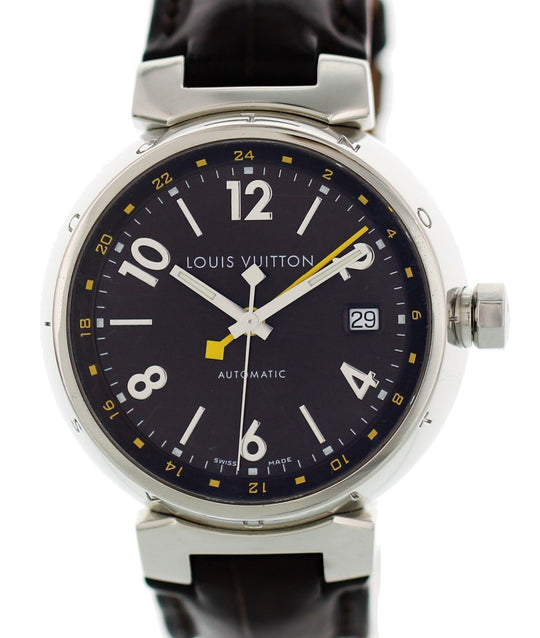 LOUIS VUITTON Tambour GMT Watch Q1131