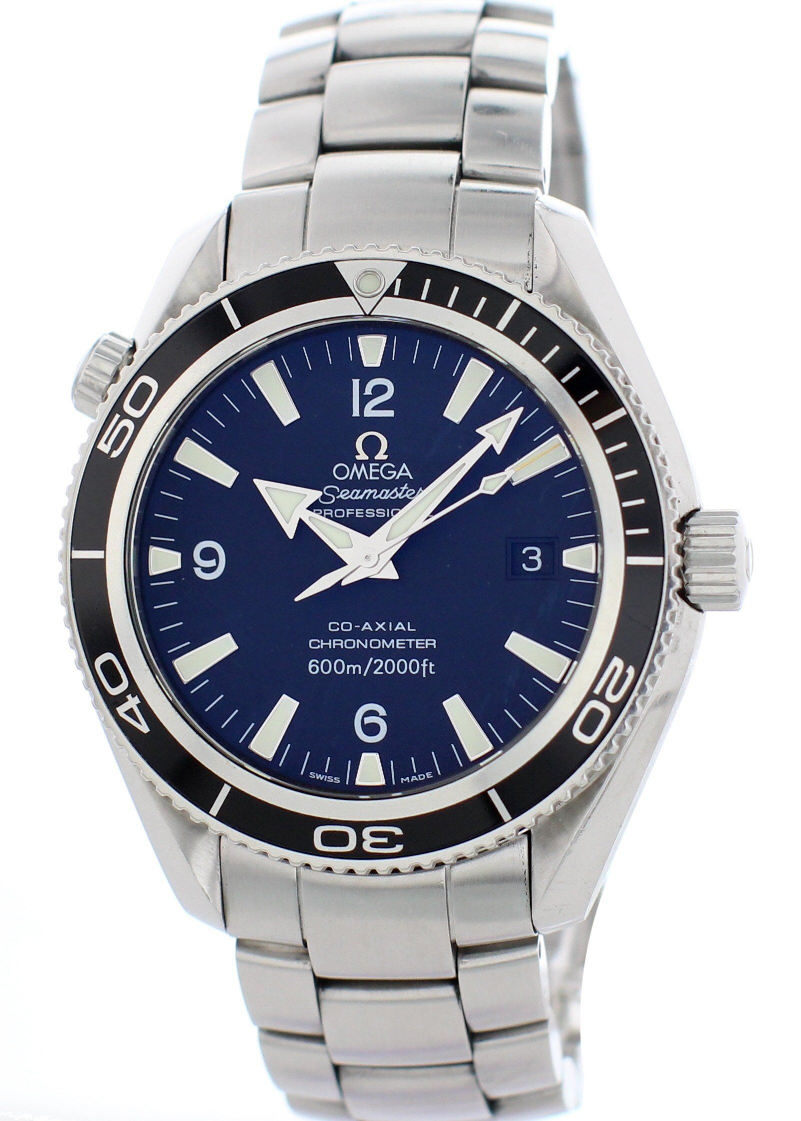 Omega Seamaster Planet Ocean Chronometer 2201.51.00 Men s Watch With P