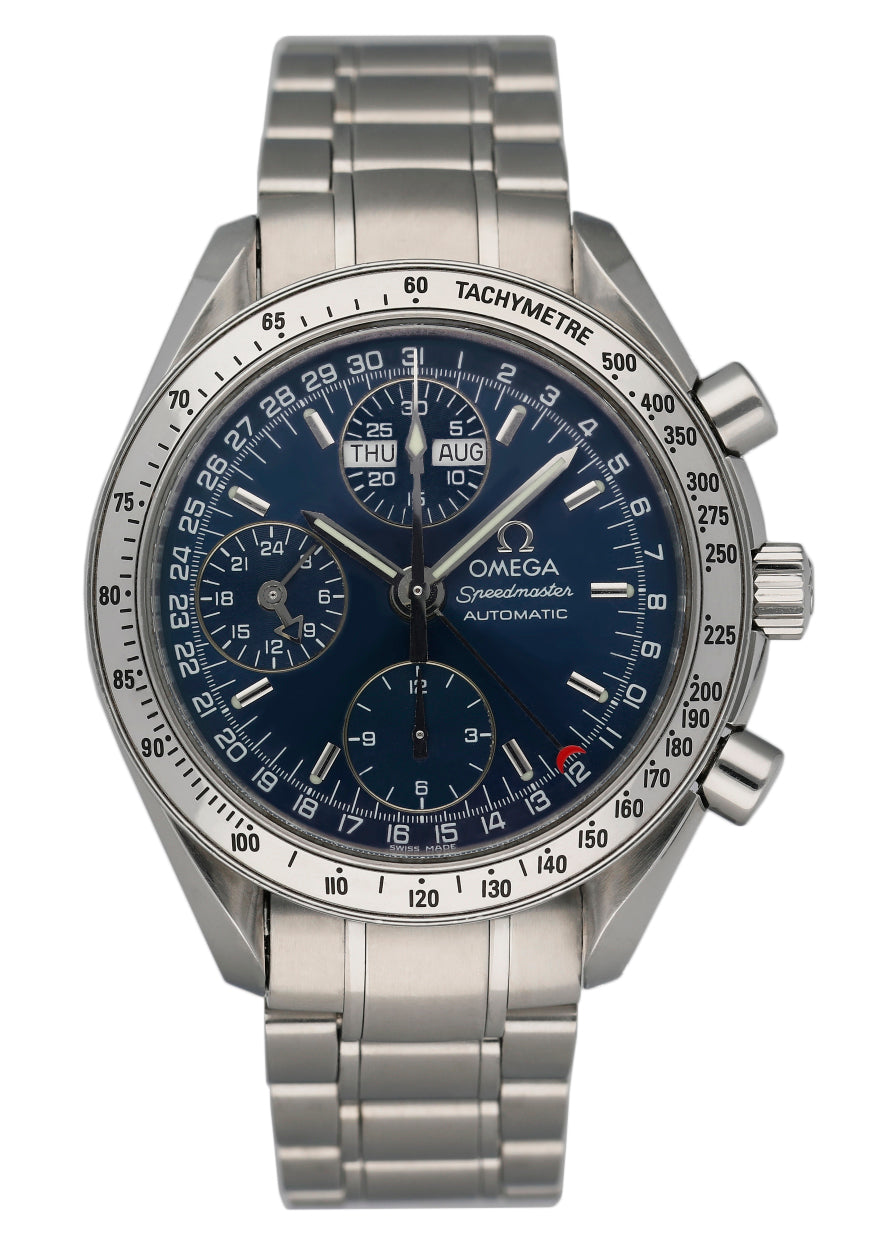 Omega speedmaster triple online date