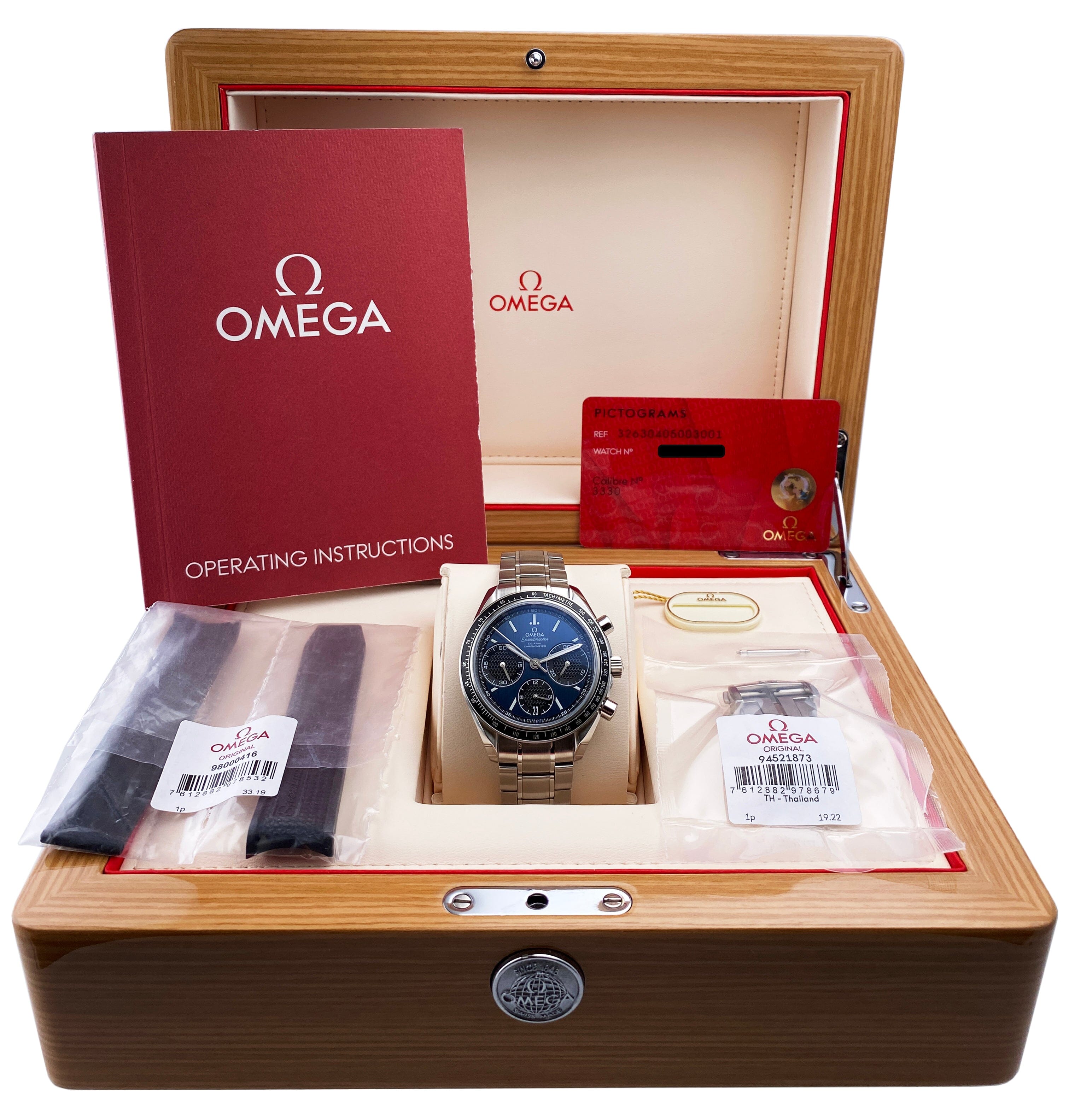 Omega Speedmaster Racing 326.30.40.50.03.001 Mens Watch Full Set