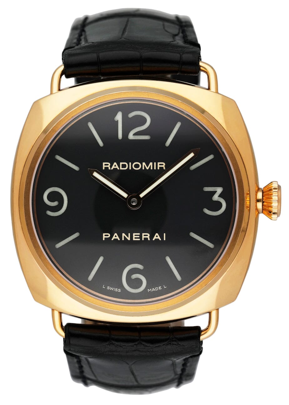 Panerai Radiomir PAM00231 18K Rose Gold Mens Watch