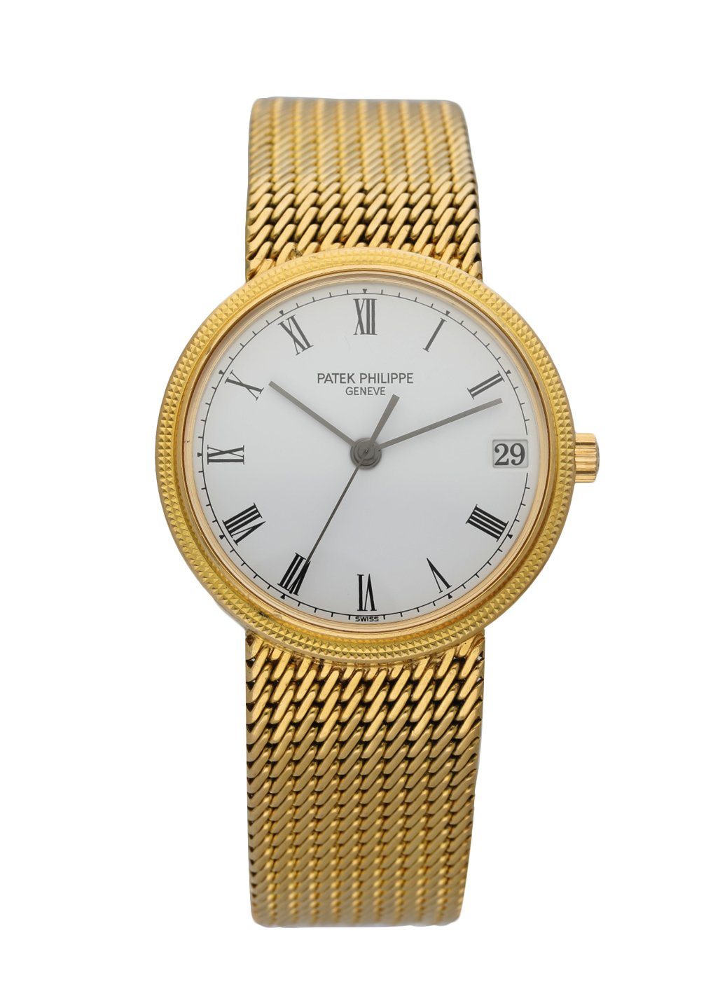 Patek Philippe Calatrava 33mm Yellow Gold Automatic Mens Watch 3802
