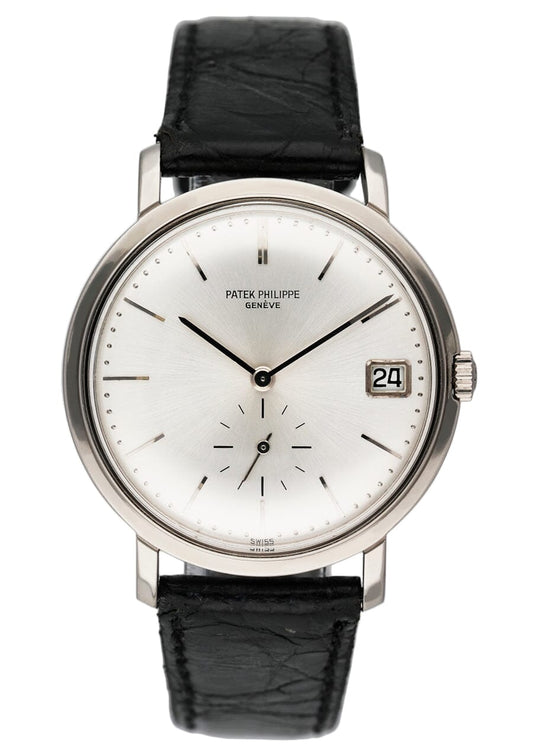 Patek calatrava white gold hot sale