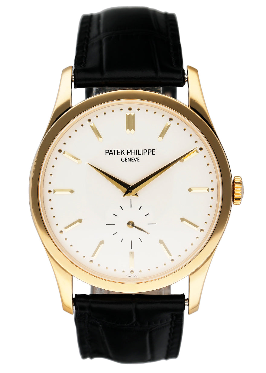 Patek Philippe Calatrava 5196J Yellow Gold Mens Watch