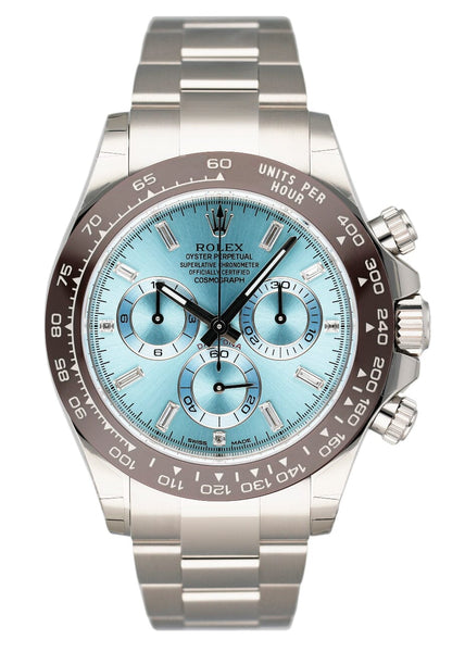 Rolex Cosmograph Daytona 116506 Ice-Blue Dial Platinum Mens 