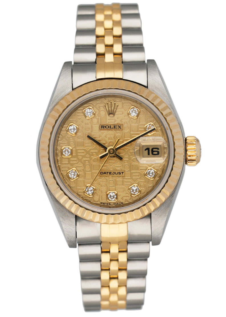 Rolex Datejust 79173 Diamond Anniversary Dial Ladies Watch