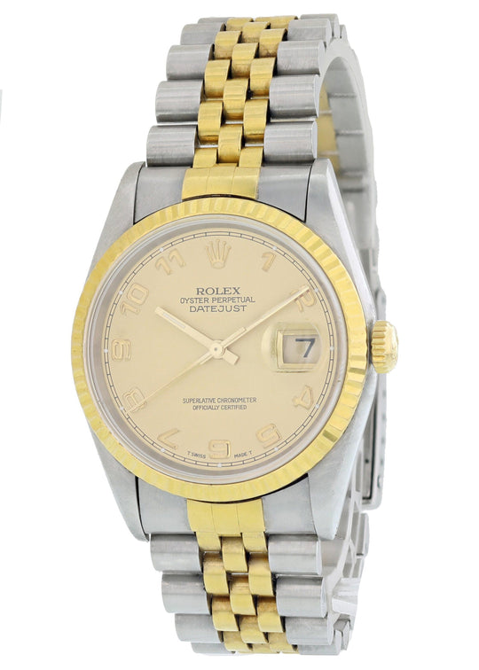 Rolex Oyster Perpetual Datejust 16233 Mens Watch