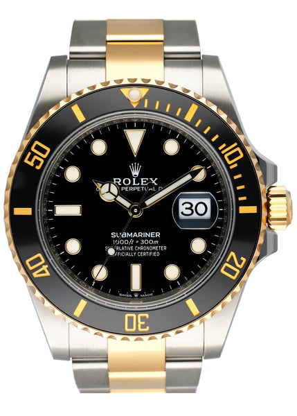 Rolex submariner two on sale tone black price