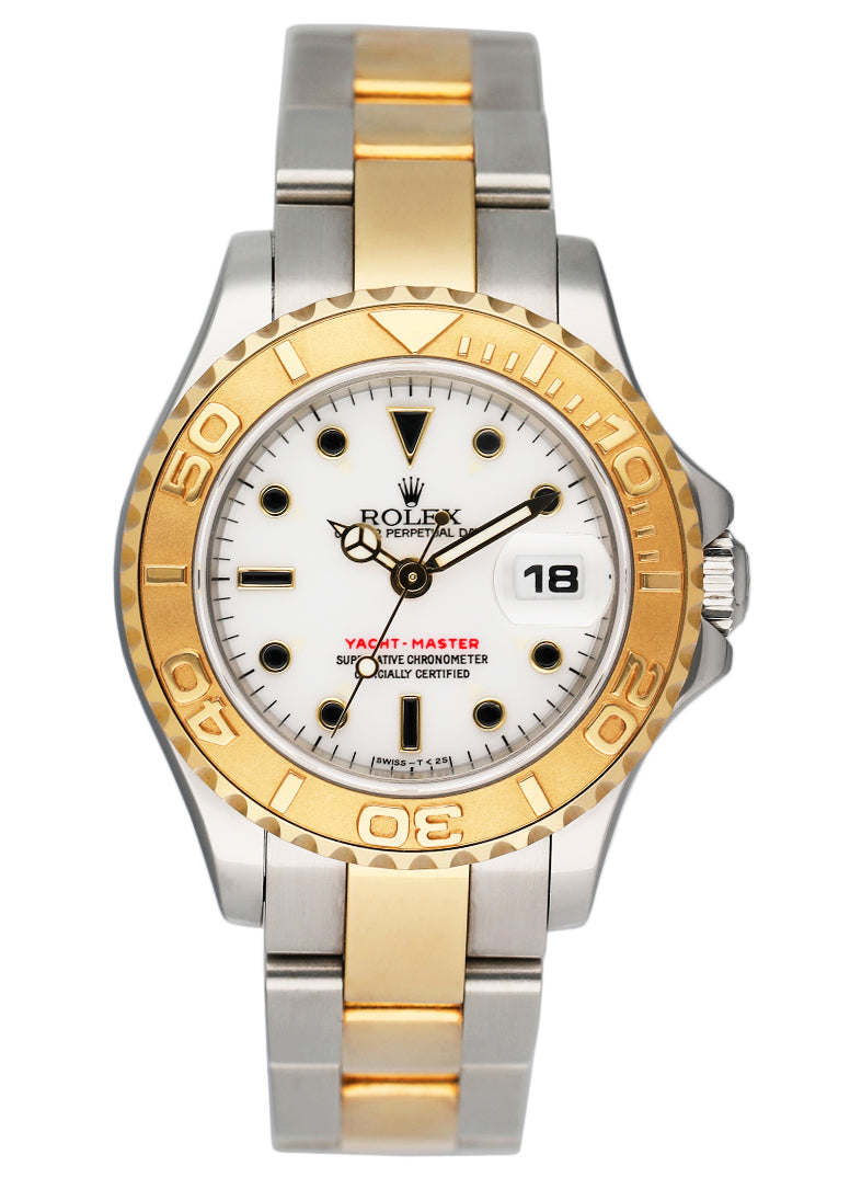 Rolex Yacht-Master II Automatic White Dial Men's 18kt  