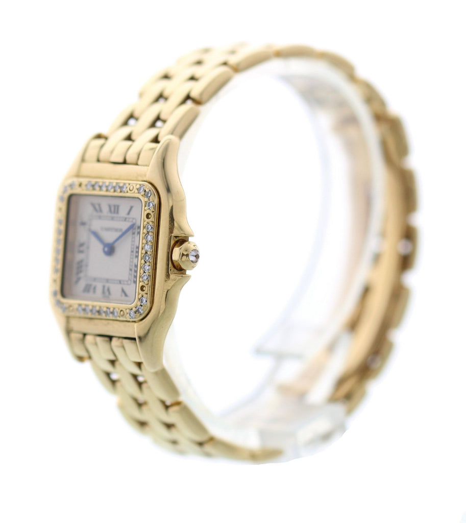 Small Cartier Panthere 18K Yellow Gold Diamonds