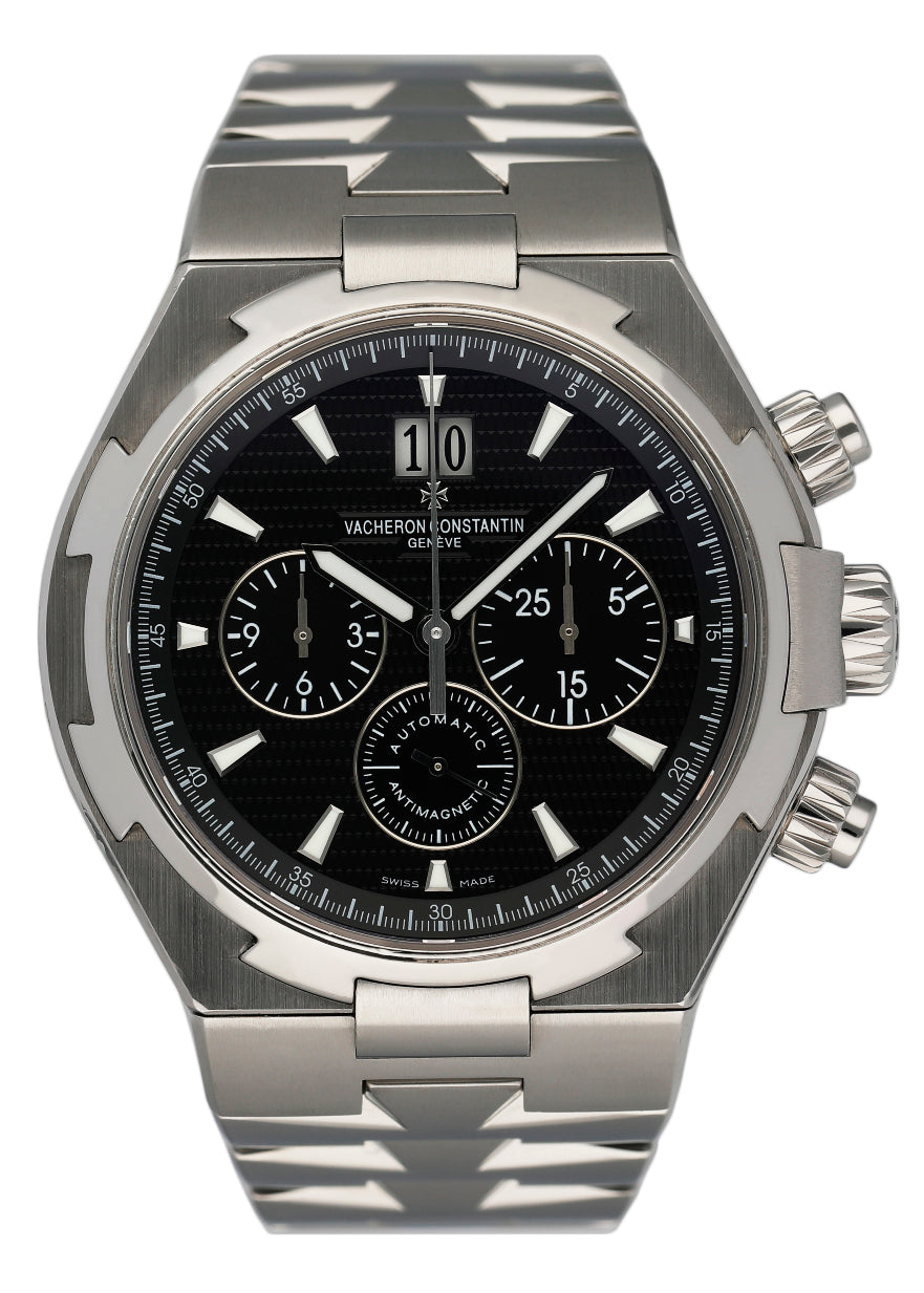 Vacheron Constantin Overseas | Chronograph | Ref. 49150 | Box & Papers | 2011 | Black Dial | Stainless Steel